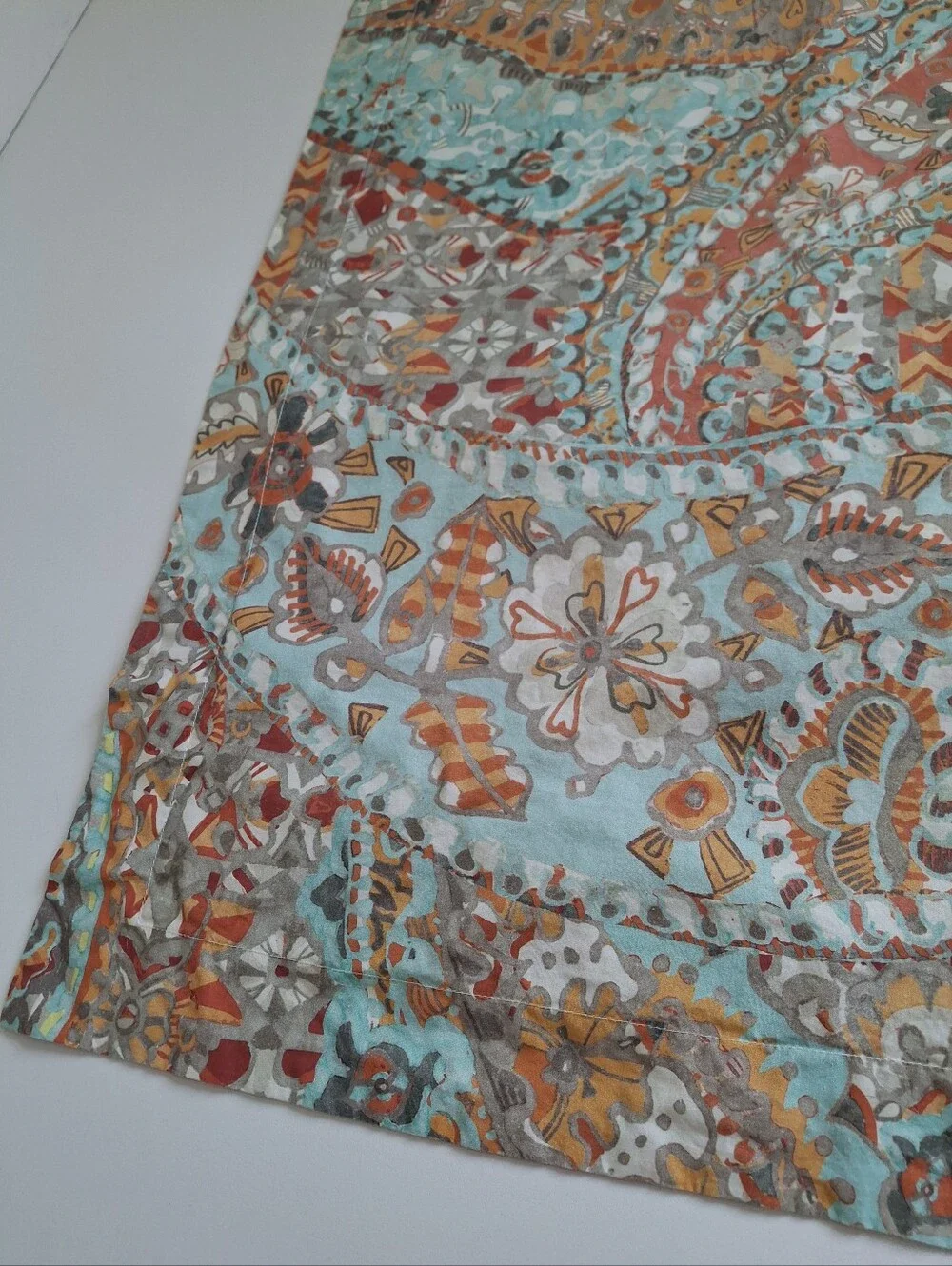 Pottery Barn Paloma Paisley Organic Cotton Standard Pillow Shams (2)